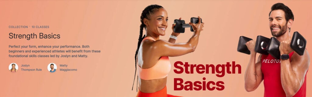 Peloton's Strength Basics Collection